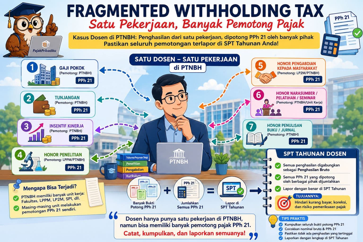 Ketika Satu Pekerjaan Memiliki Banyak Pemotong Pajak: Mengenal Fenomena *Fragmented Withholding Tax*